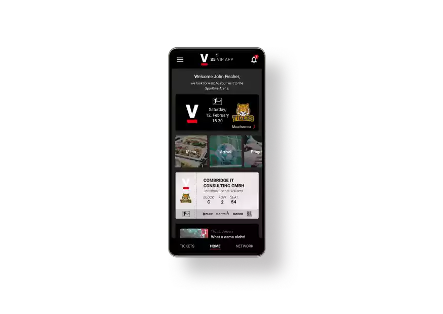Smartphone mit VIP App
